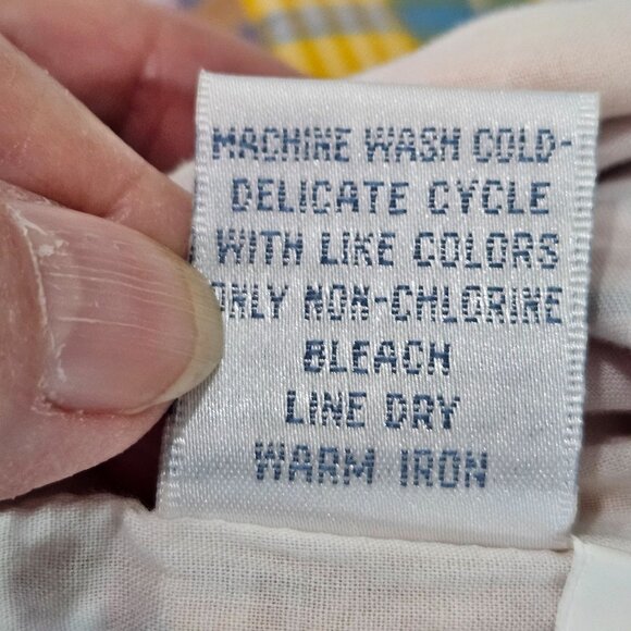 Mark Fore & Strike Capri Pants Size 12 Madras Vintage Patchwork Plaid Cotton - Picture 6 of 11